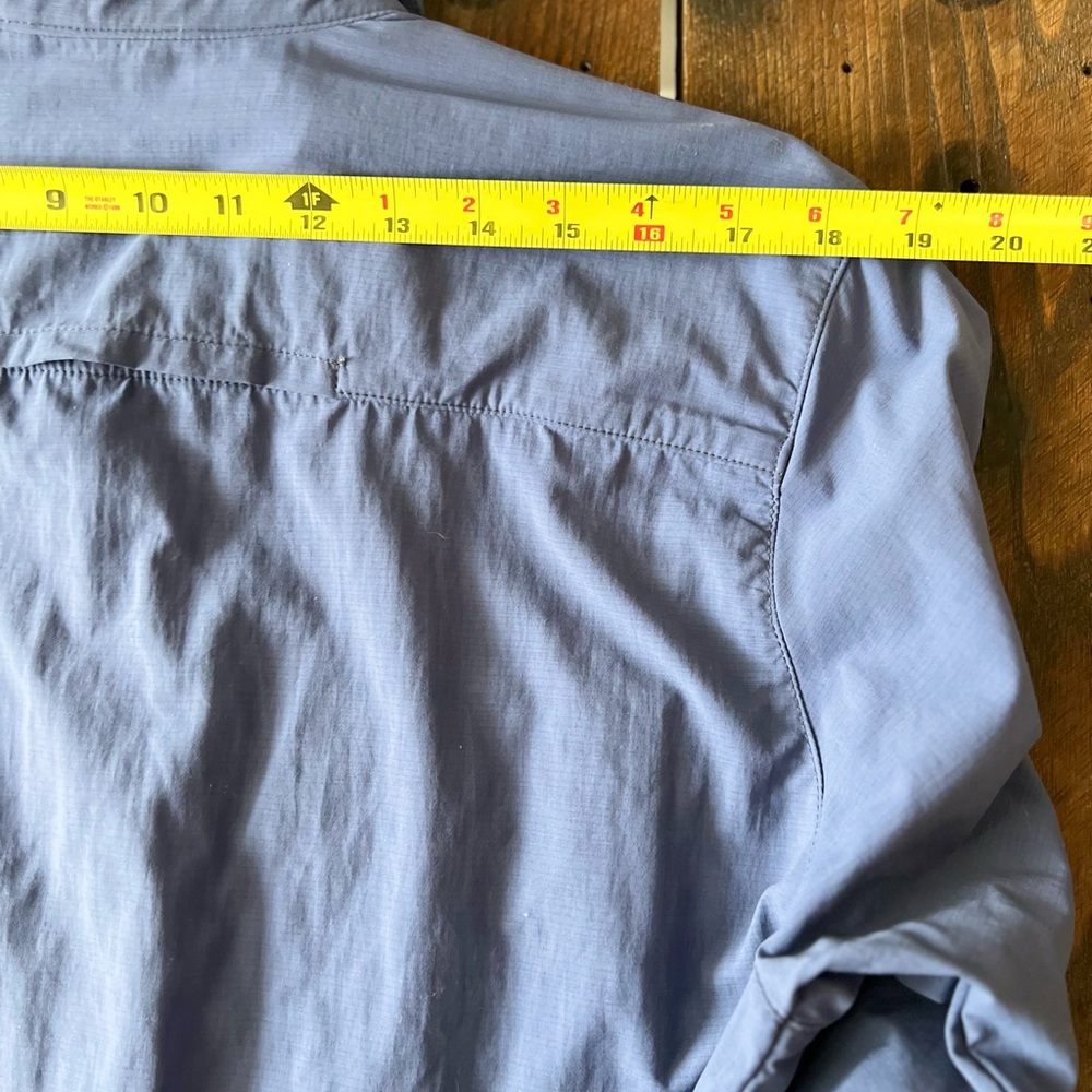 NWOT - Edgevale - Blue Lightweight Men's Button-Up - made in USA - Picture 9 of 11